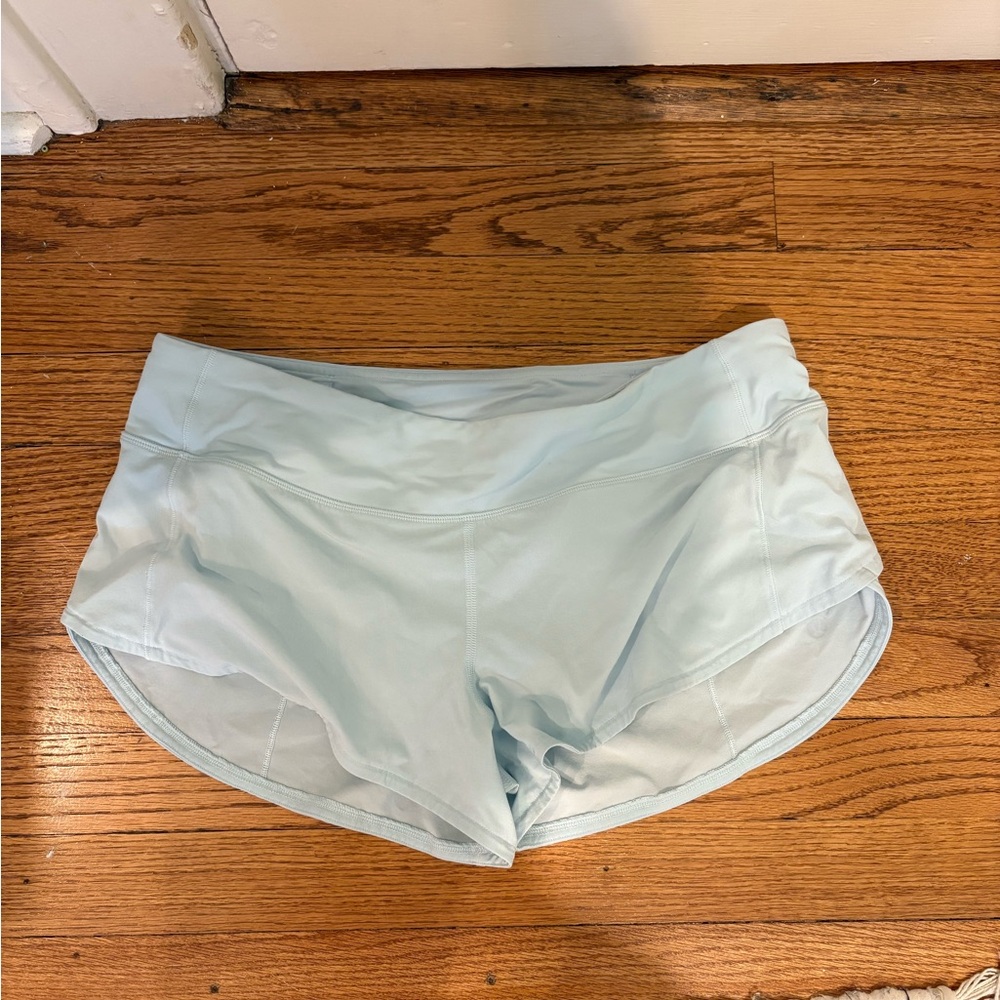 lululemon athletica Light Blue Athletic Shorts